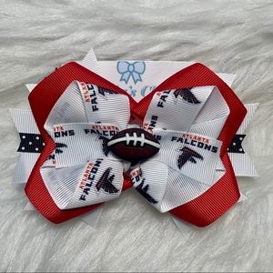 🎀🏈 Atlanta Falcons Hair Bow 🏈🎀